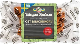 Kryddkorv Ost Bacon 210g 80% Kötthalt Härryda Karlsson