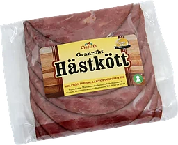 Hästkött Granrökt Skivat 100g Gustafskorv