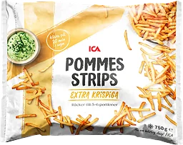 Pommes strips extra krispiga 750g ICA