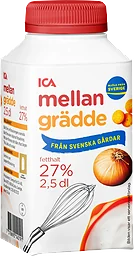 Mellangrädde 27% 2,5dl ICA