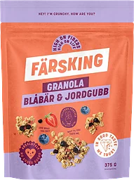 Granola blåbär jordgubb 375g Färsking