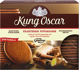 Pepparkakor Kung Oscar Välkryddade 300g Göteborgs