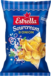Chips Sourcream & onion 275g Estrella