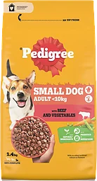 Hundmat Small Dog Biff/Grönsak 1.4kg Pedigree