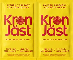Torrjäst Söta degar 14g 2st Kronjäst