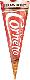 Cornetto Jordgubb Glasstrut