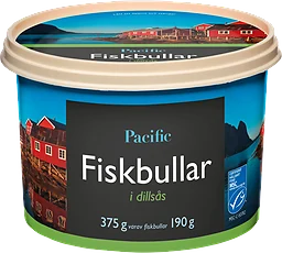 Fiskbullar i dillsås 375g Pacific