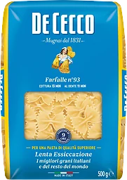 Pasta Farfalle 500g De Cecco