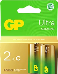 Batteri GP Ultra Alkaline C/LR14 2-pack GP