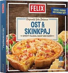Ost & skinkpaj Fryst 220g Felix