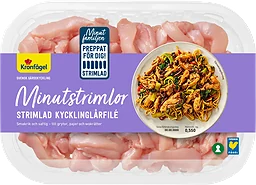 Kycklinglårfilé Färsk Minutstrimlor 550g Kronfågel