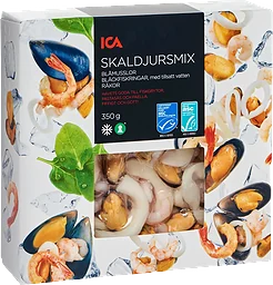 Skaldjursmix frysta 350g ICA