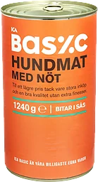 Hundmat Oxkött 1240g ICA Basic