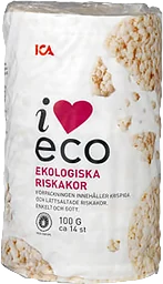 Riskakor Lättsaltade Ekologisk 100g ICA I love eco