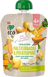 Smoothie Grönsaks- & fruktpuré Palsternacka & potatis 4+mån 90g ICA I love eco