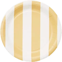 Assiett gul rand 18cm 12-p ICA