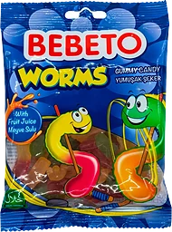 Gelégodis Maskar Med Fruktsmak 80g Bebeto