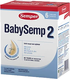 Tillskottsnäring BabySemp 2 Från 6 mån 500g Semper