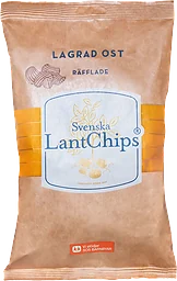 LantChips Lagrad Ost Räfflade 200g LantChips