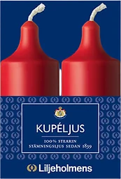 Kupeljus Röd 2-p Liljeholmens