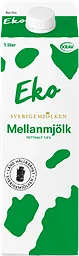 Mellanmjölk Längre hållbarhet Ekologisk 1,5% 1l KRAV Skånemejerier