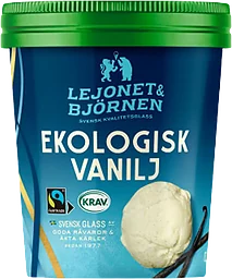 Glass Vanilj 0,5l KRAV Lejonet & Björnen