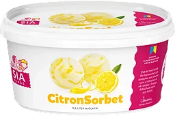 Citronsorbet  500ml SIA Glass