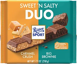 Chokladkaka Sweet 'n Salty DUO 218g Ritter