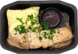 Ediths Köttfärslimpa med mos, gräddsås & lingon 500g