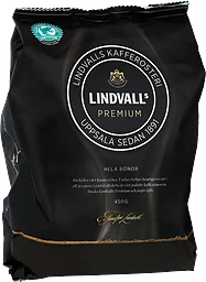 Kaffebönor Premium 450g Lindvalls