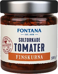 Soltorkade Tomater Finskurna 180g Fontana