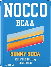 Energidryck Sunny Soda 33cl 4-p Nocco