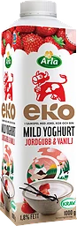 Mild yoghurt Jordgubb & vanilj 1,8% Eko