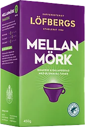 Bryggkaffe Mellanmörk 450g Löfbergs