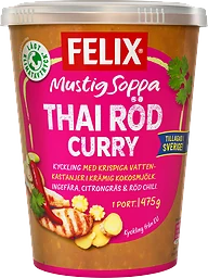 Thai Röd Currysoppa 475g Felix