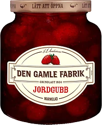 Jordgubbsmarmelad 380g De Gamle Fabrik