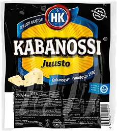 Kabanoss Med ost 360g Sponsab