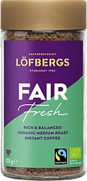 Snabbkaffe Fair Fresh Ekologisk 100g Fairtrade Löfbergs