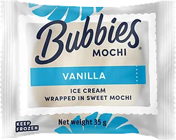Glass Mochi Vanilj 35g Bubbies