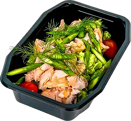 Varmrökt Lax Med Potatissallad ca 420g ICA Kvantum Lerum