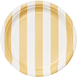 Tallrik gul rand 25cm 12-p ICA