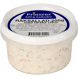 Räksallad med färska räkor 200g Prinsens
