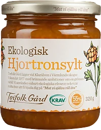Hjortronsylt 320g KRAV Torfolk Gård
