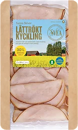 Kyckling Lättrökt Tunna skivor 150g Svea
