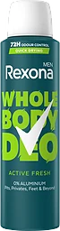 Deodorant Spray All Body Active Fresh 150ml Rexona