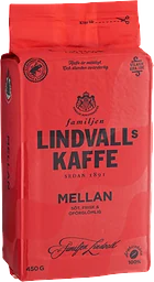 Bryggkaffe, mellanrost, 450g, Lindvalls kaffe