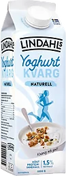 Yoghurtkvarg Naturell 1,5% 1l Lindahls
