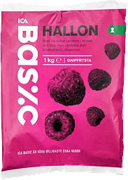 Hallon Fryst 1kg ICA Basic