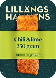Laxfilé Chili & Limemarinerad Varmrökt 250g Lillängshamnen