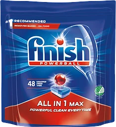 Maskindisktabletter All in1 Max 48-p Finish